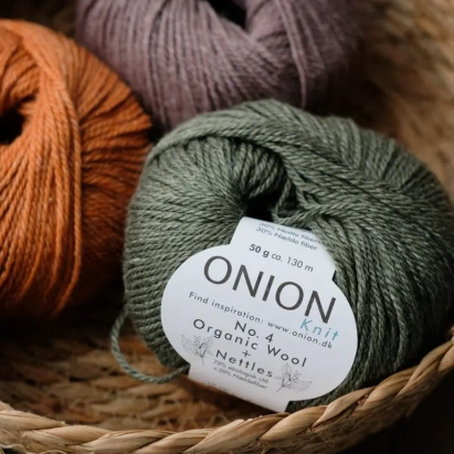 Пряжа Onion Organic Wool+Nettles №4 - купить на Hollywool.ru