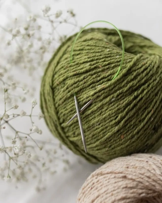 23 см круговые спицы Steel HiyaHiya - купить на Hollywool.ru