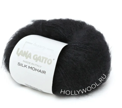 Lana Gatto Silk Mohair (06037/Черный)