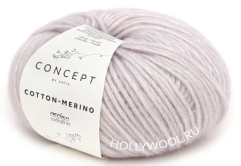 Katia Concept Cotton-Merino (128/Нежно-сиреневый)