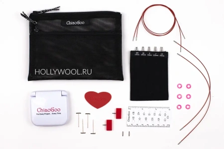Набор ультратонких спиц 10 см Mini Twist ChiaoGoo