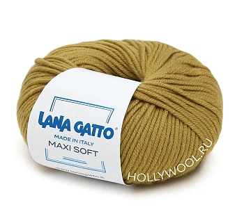 Lana Gatto Maxi Soft (08564/Горчица) D Lana Gatto Maxi Soft (08564/Горчица) D