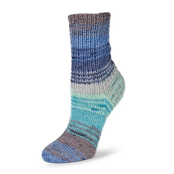 Rellana Flotte Socke 4f. Bambus Merino Emotion (1542/Морское побережье)