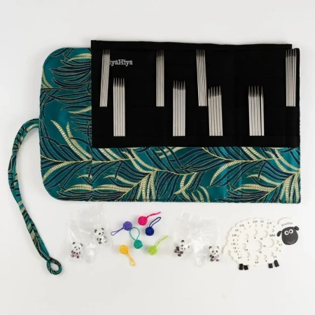 Набор чулочных спиц с острым кончиком Combined DPN Sharp HiyaHiya - купить на Hollywool.ru