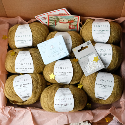 Набор для вязания "Кардиган All Seasons" (размер S) Золото