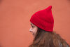 Шапка луковка (красная)