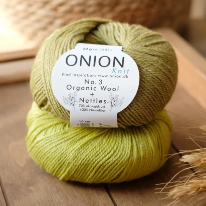 Пряжа Onion Organic Wool+Nettles №3 - купить на Hollywool.ru