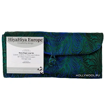 Набор круговых спиц Sharp Magic Loop HiyaHiya (павлин)