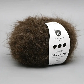 Aura Yarns Touch Me (004/Dark chocolate) Aura Yarns Touch Me (004/Dark chocolate)