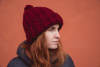 Шапка Spuntaneous (бордовая) - купить на Hollywool.ru