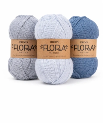Пряжа Drops Flora MIX & UNI