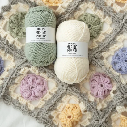 Пряжа Drops Merino Extra Fine - купить на Hollywool.ru