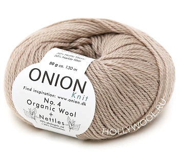 Onion Organic Wool+Nettles №4 (817/Кофейная пенка) Onion Organic Wool+Nettles №4 (817/Кофейная пенка)