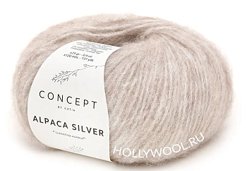 Katia Concept Alpaca Silver (251/Кофейная пенка) Katia Concept Alpaca Silver (251/Кофейная пенка)