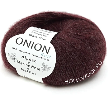 Onion Alpaca+Merino Wool+Nettles (1221/Махагон) Onion Alpaca+Merino Wool+Nettles (1221/Махагон)