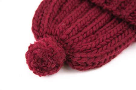 Шапка Spuntaneous (бордовая) - купить на Hollywool.ru