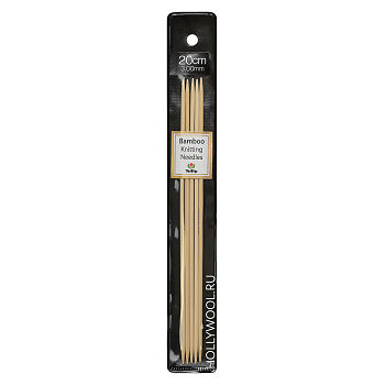 2.25 мм 20 см спицы чулочные "Bamboo Knitting Needles" Tulip 2.25 мм 20 см спицы чулочные "Bamboo Knitting Needles" Tulip