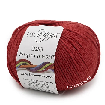Cascade 220 Superwash (823/Красно-терракотовый) Cascade 220 Superwash (823/Красно-терракотовый)