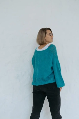 Кардиган Fluffy – бесплатное описание вязания
