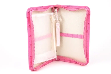 Пенал для крючков с кисточкой (Розовый) Tulip - купить на Hollywool.ru