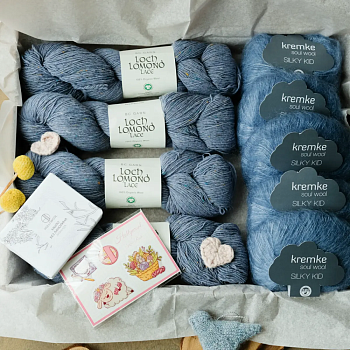 Лимитированный набор Hollywool x Ольга Кострова Джинс (размер S-M)
