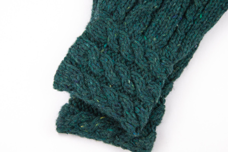 Варежки Reborn Wool (зеленый) - купить на Hollywool.ru