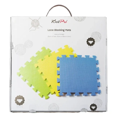 Маты для блокировки изделий (9 шт 30х30 см) KnitPro - купить на Hollywool.ru