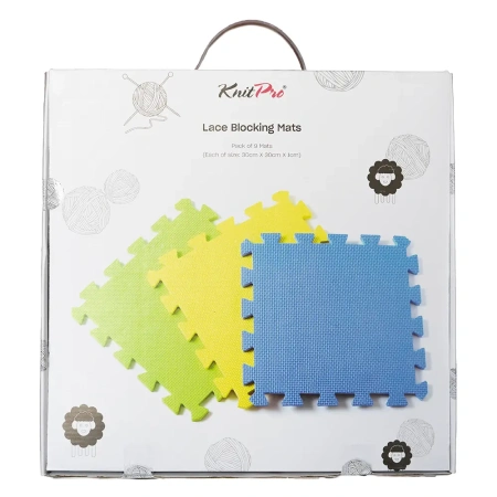 Маты для блокировки изделий (9 шт 30х30 см) KnitPro - купить на Hollywool.ru