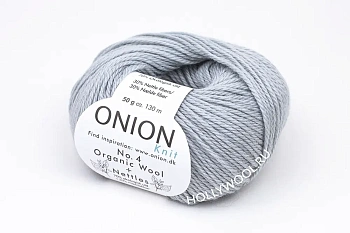 Onion Organic Wool+Nettles №4 (809/Серебро) Onion Organic Wool+Nettles №4 (809/Серебро)