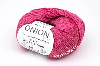 Onion Organic Wool+Nettles №4 (813n/Розовая пантера) Onion Organic Wool+Nettles №4 (813n/Розовая пантера)