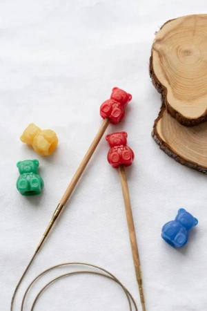 Наконечники для спиц addiBears (8 шт) - купить на Hollywool.ru