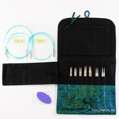 Набор съемных спиц 13 см Bamboo Standard Interchangeable HiyaHiya - купить на Hollywool.ru