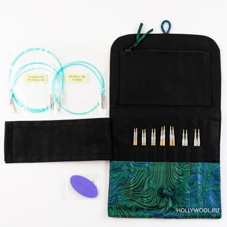 Набор съемных спиц 13 см Bamboo Standard Interchangeable HiyaHiya - купить на Hollywool.ru