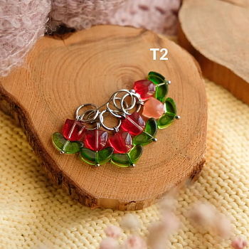 Маркеры ручной работы "Тюльпаны", набор №2