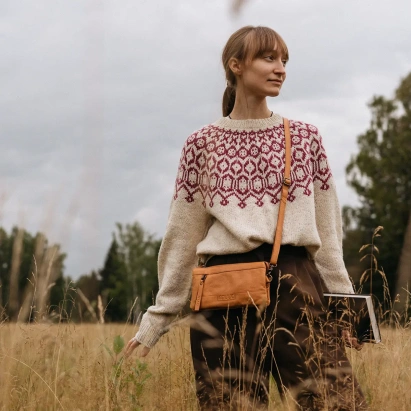 Набор для вязания "Лопапейса Самоцветы" (размер S-M) Светло-голубой