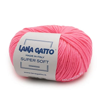 Lana Gatto Super Soft (A0900/Неоновый розовый) D Lana Gatto Super Soft (A0900/Неоновый розовый) D