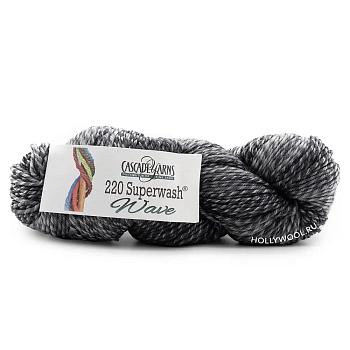 Cascade 220 Superwash Wave (110/Графитовый) Cascade 220 Superwash Wave (110/Графитовый)