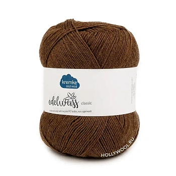 Kremke Edelweiss Classic 4ply (412/Орехово-коричневый) Kremke Edelweiss Classic 4ply (412/Орехово-коричневый)