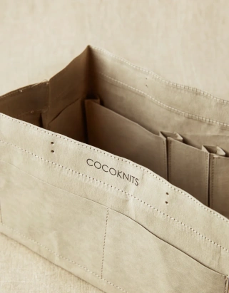 Крафтовая проектная сумка Grey, Cocoknits - купить на Hollywool.ru