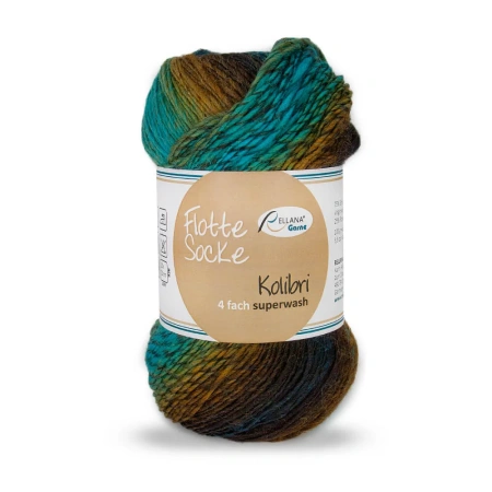 Пряжа Rellana Flotte Socke 4f. Kolibri - купить на Hollywool.ru