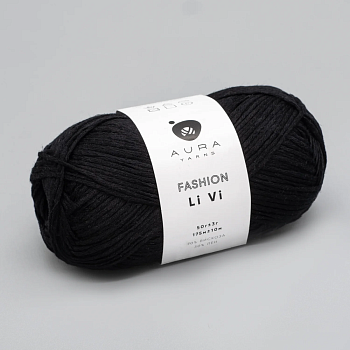 Aura Yarns Li Vi (099/Black) Aura Yarns Li Vi (099/Black)