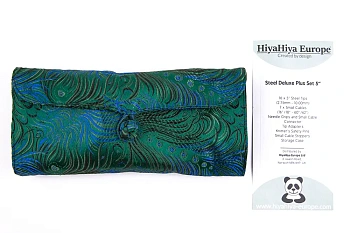 Набор съемных спиц 13 см Steel Deluxe Plus HiyaHiya (павлин)