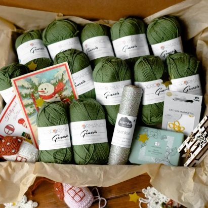 Набор для вязания "Свитер Сенсей" (размер S-M) Зеленый