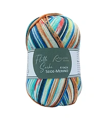 Пряжа Rellana Flotte Socke 4f. Seide-Merino