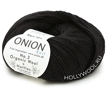 Onion Organic Wool+Nettles №3 (1118/Черный) Onion Organic Wool+Nettles №3 (1118/Черный)