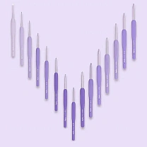 Крючок для вязания с ручкой Etimo Murasaki Tulip