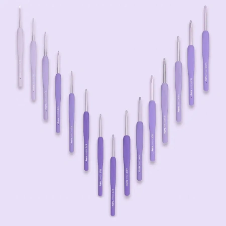 Крючок для вязания с ручкой Etimo Murasaki Tulip - купить на Hollywool.ru