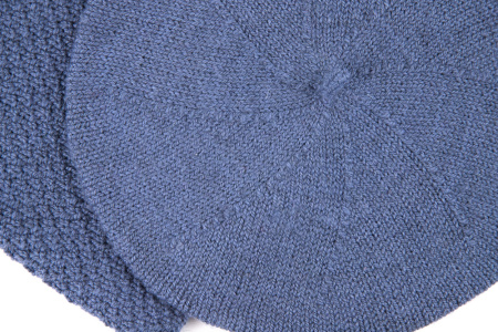 Комплект берет + снуд Easy (голубой) - купить на Hollywool.ru