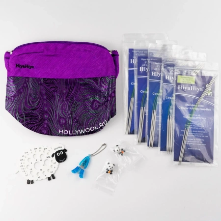 Набор гибких носочных спиц Steel Flyer Set HiyaHiya - купить на Hollywool.ru