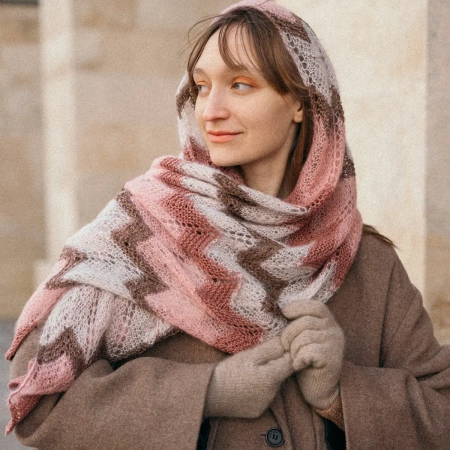 Описание Палантин Объятия - купить на Hollywool.ru